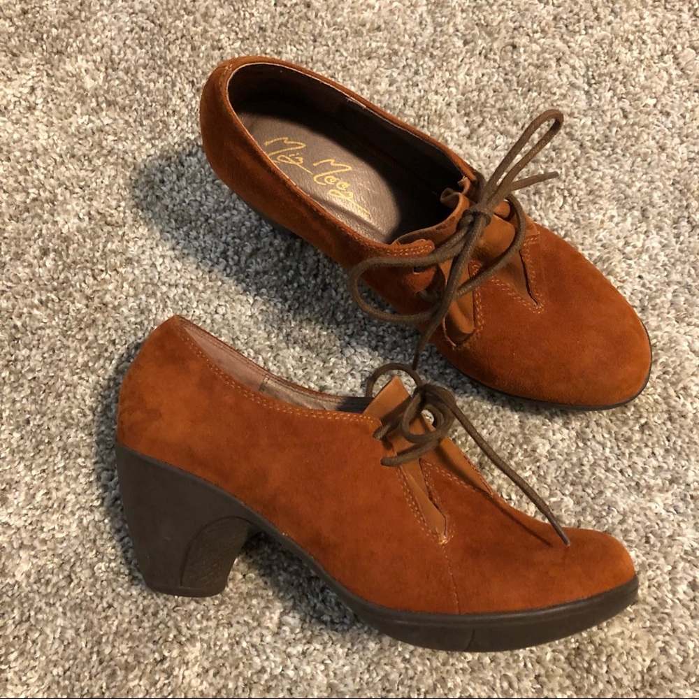 Miz Mooz Rusty Suede Lace up Shoes